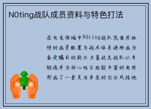 N0ting战队成员资料与特色打法